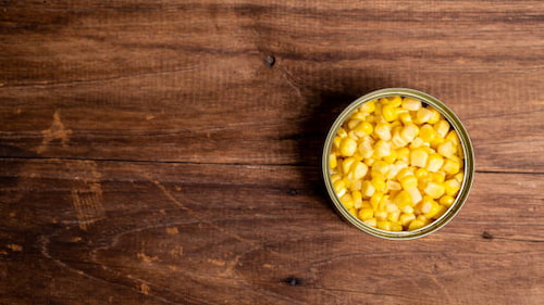 کنسرو ذرت آماده مصرف در سالاد و غذا